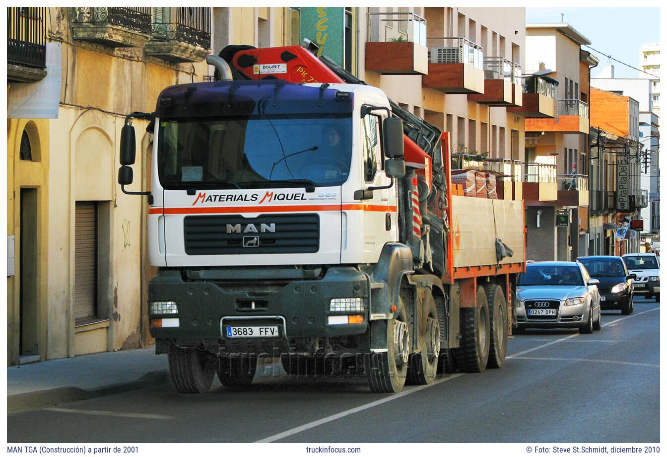 MAN TGA (Construcción) a partir de 2001 Foto diciembre 2010