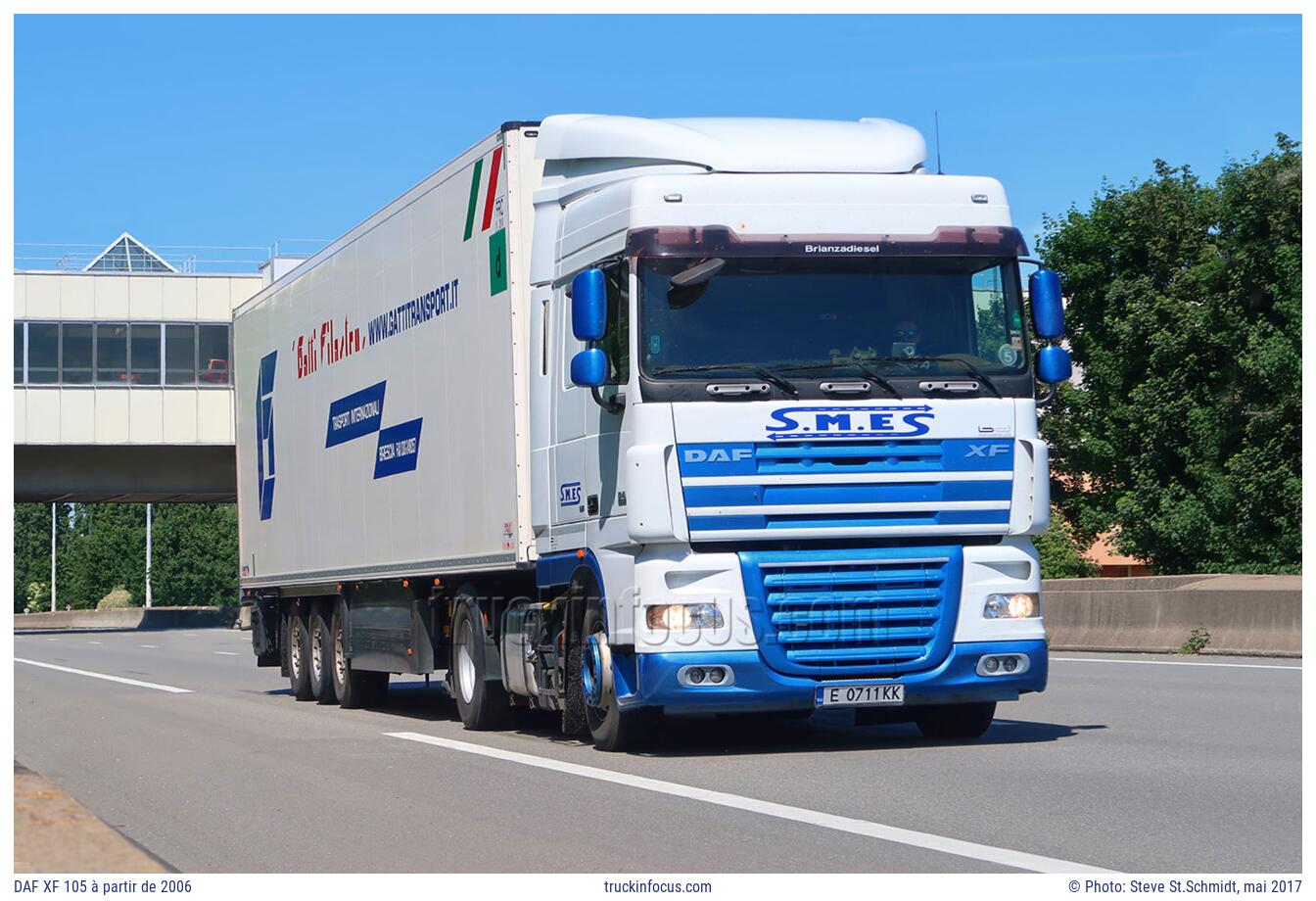 DAF XF 105 à partir de 2006 Photo mai 2017