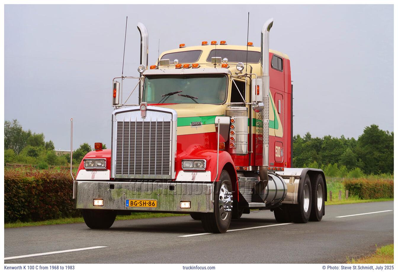 Kenworth K 100 C from 1968 to 1983 Photo July 2025