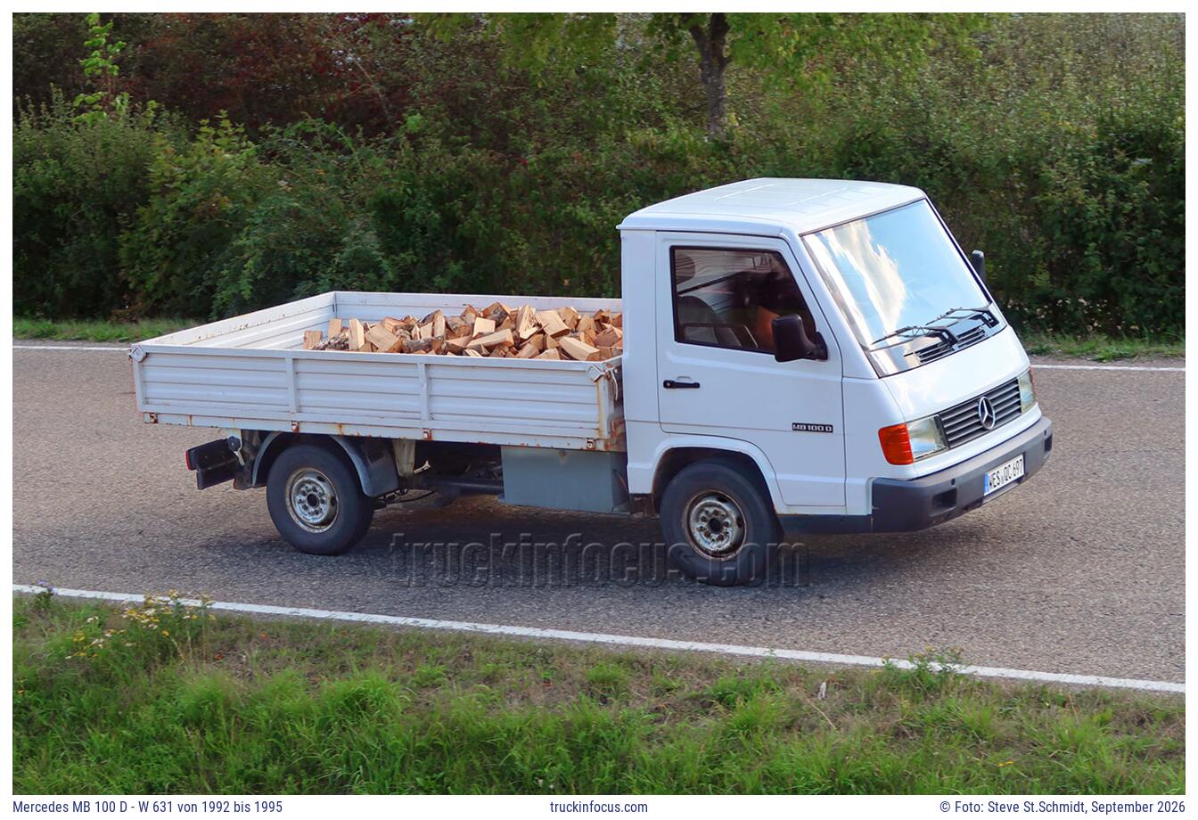 Mercedes MB 100 D - W 631 von 1992 bis 1995 Foto September 2026