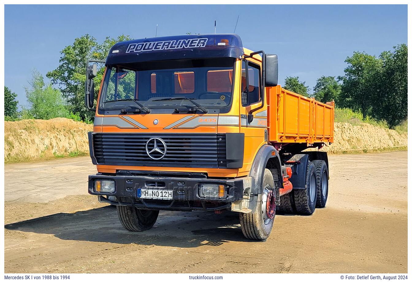 Mercedes SK I von 1988 bis 1994 Foto August 2024