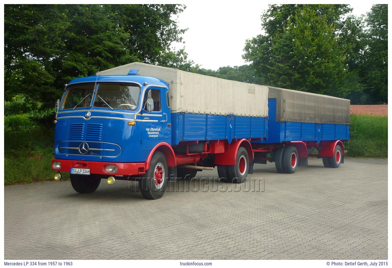 Mercedes LP 334 from 1957 to 1963 Photo July 2015