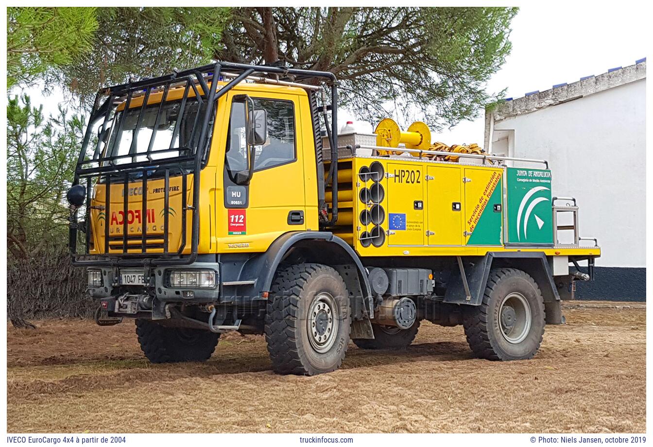 IVECO EuroCargo 4x4 à partir de 2004 Photo octobre 2019