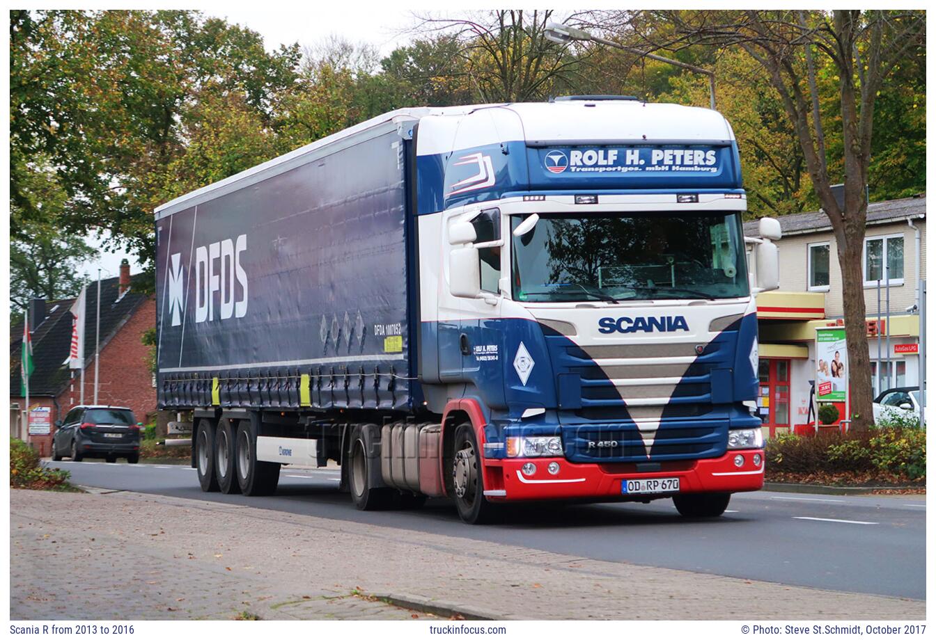 Scania R from 2013 to 2016 Photo October 2017