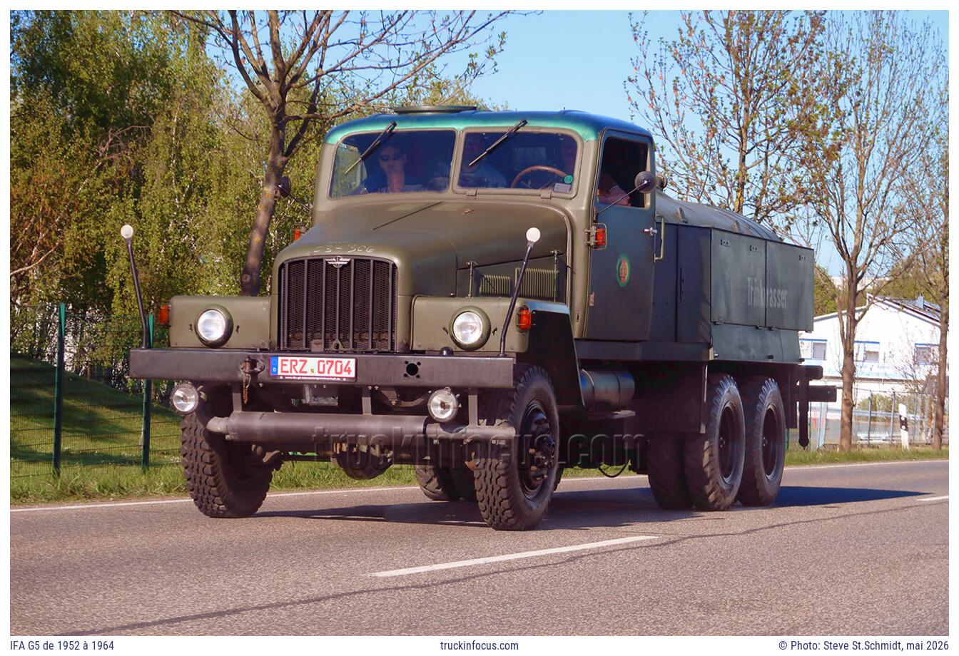 IFA G5 de 1952 à 1964 Photo mai 2026