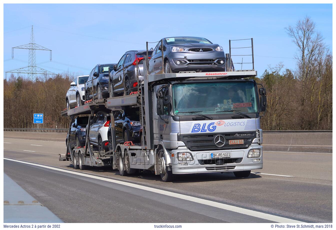 Mercedes Actros 2 à partir de 2002 Photo mars 2018