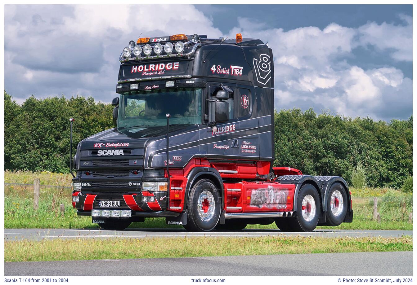 Scania T 164 from 2001 to 2004 Photo July 2024