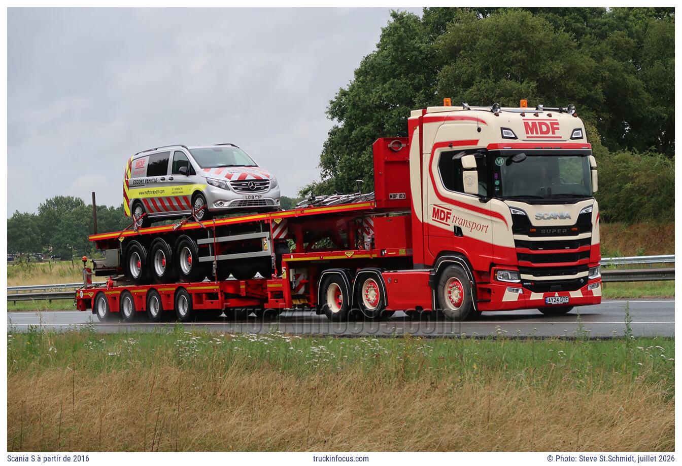 Scania S à partir de 2016 Photo juillet 2026