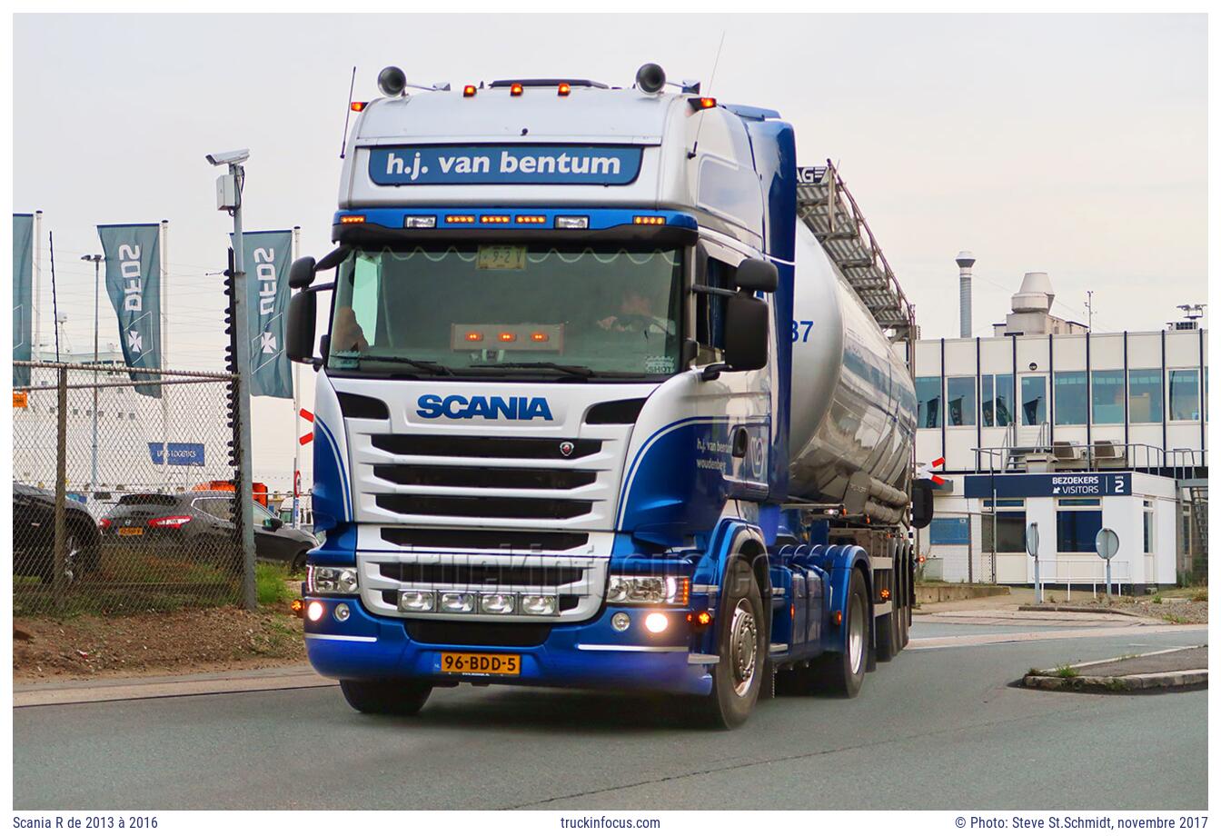 Scania R de 2013 à 2016 Photo novembre 2017