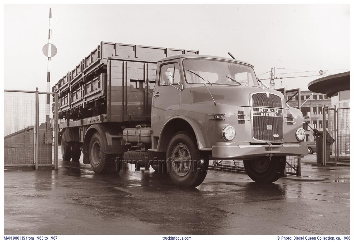 MAN 980 HS from 1963 to 1967 Photo ca. 1966