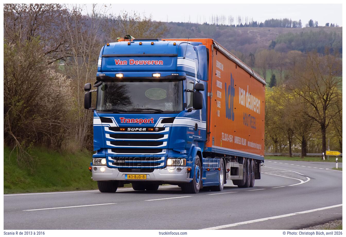Scania R de 2013 à 2016 Photo avril 2026