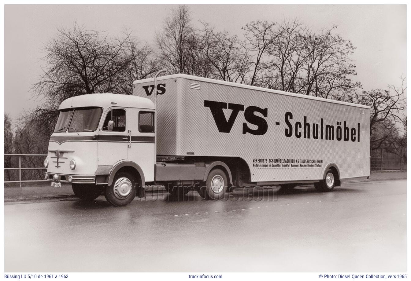 Büssing LU 5/10 de 1961 à 1963 Photo vers 1965