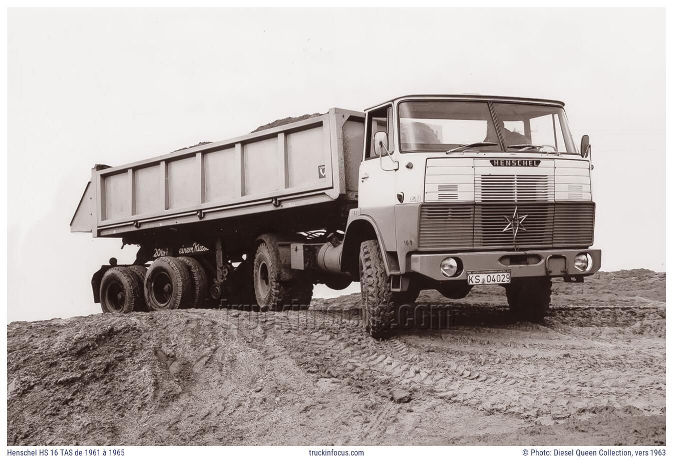 Henschel HS 16 TAS de 1961 à 1965 Photo vers 1963