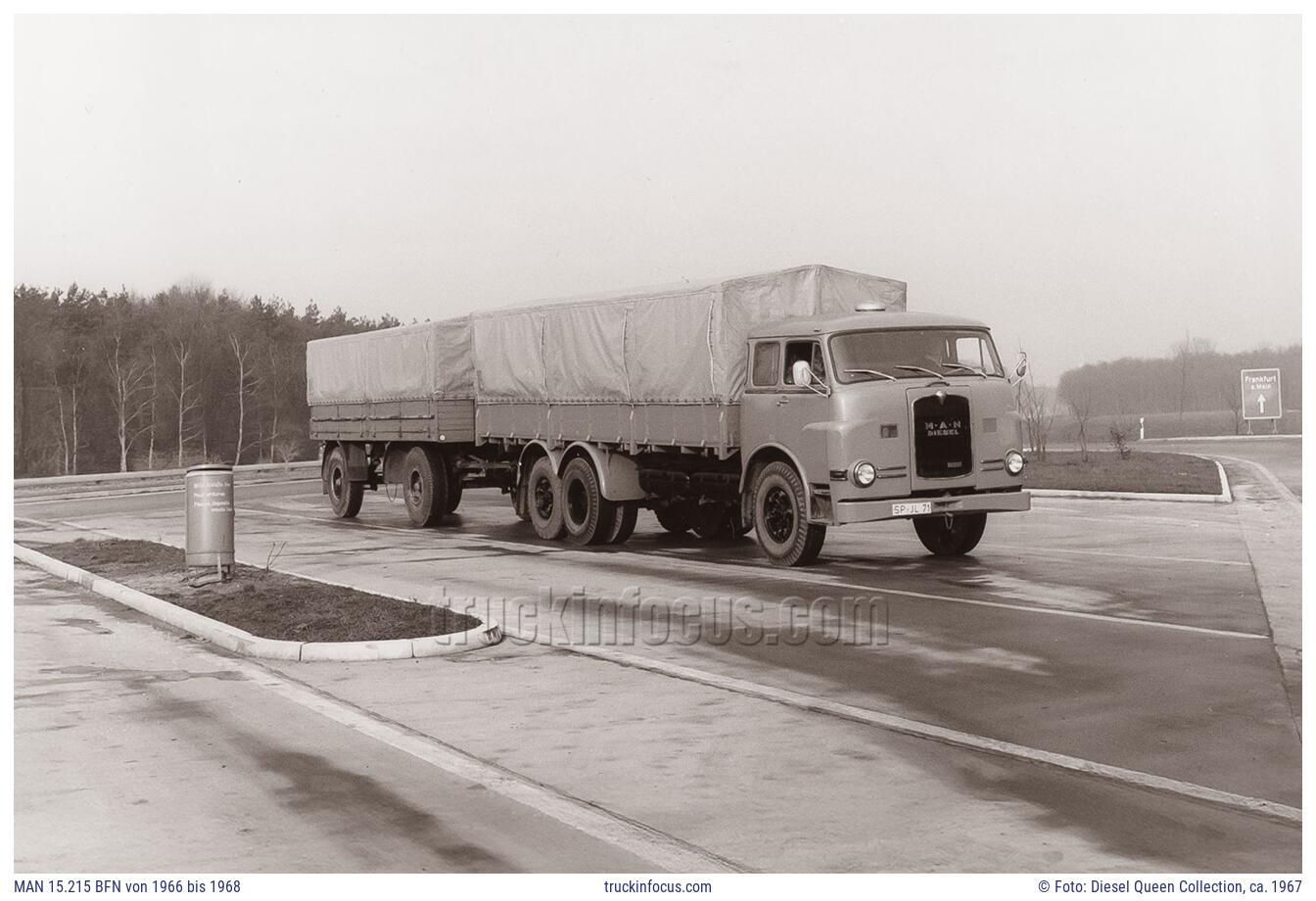 MAN 15.215 BFN von 1966 bis 1968 Foto ca. 1967