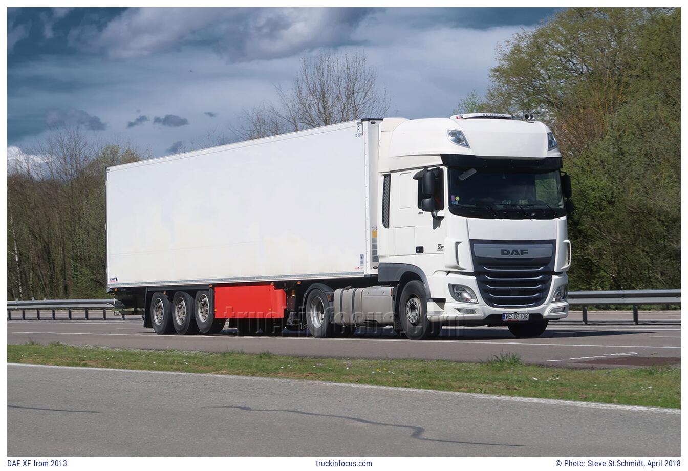 DAF XF from 2013 Photo April 2018