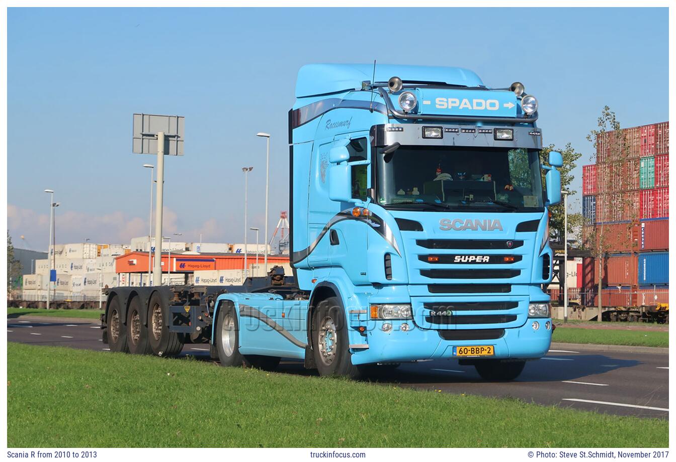 Scania R from 2010 to 2013 Photo November 2017