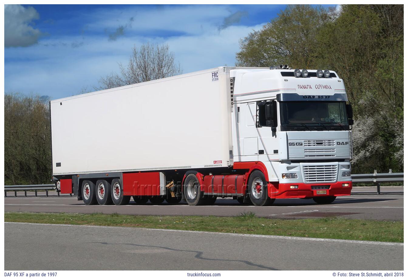 DAF 95 XF a partir de 1997 Foto abril 2018