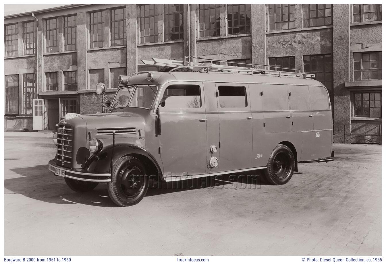 Borgward B 2000 from 1951 to 1960 Photo ca. 1955