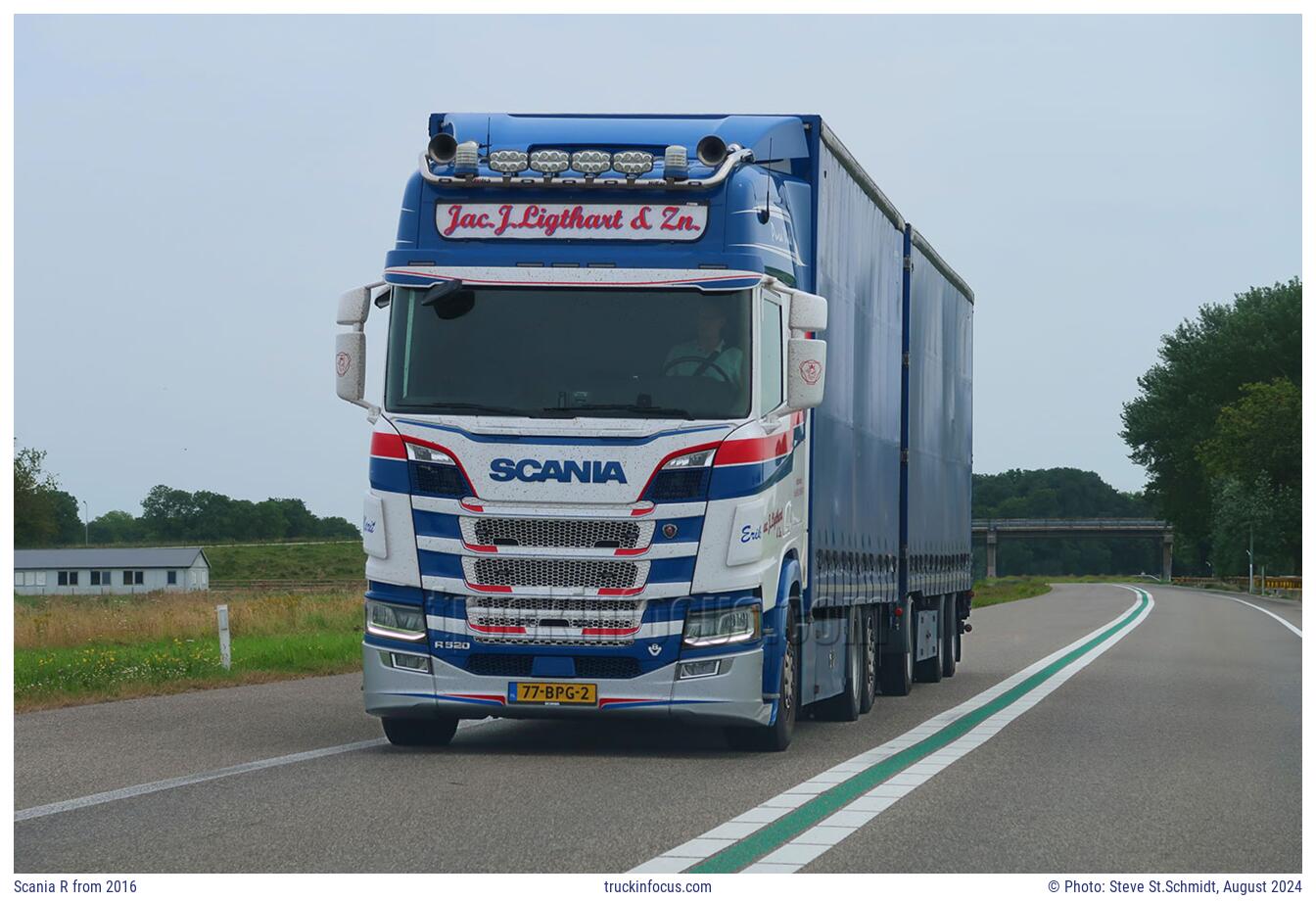 Scania R from 2016 Photo August 2024