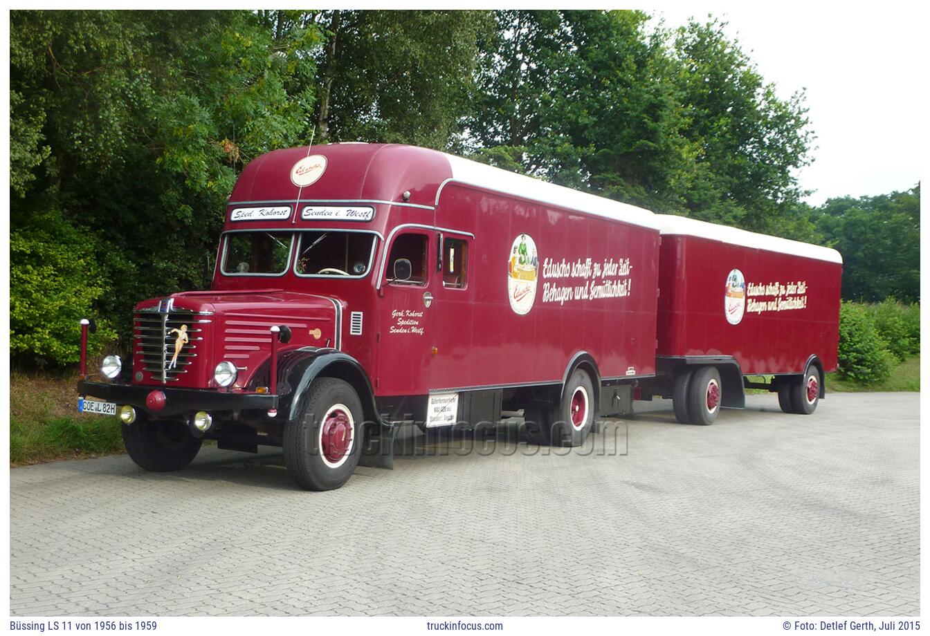 Büssing LS 11 von 1956 bis 1959 Foto Juli 2015