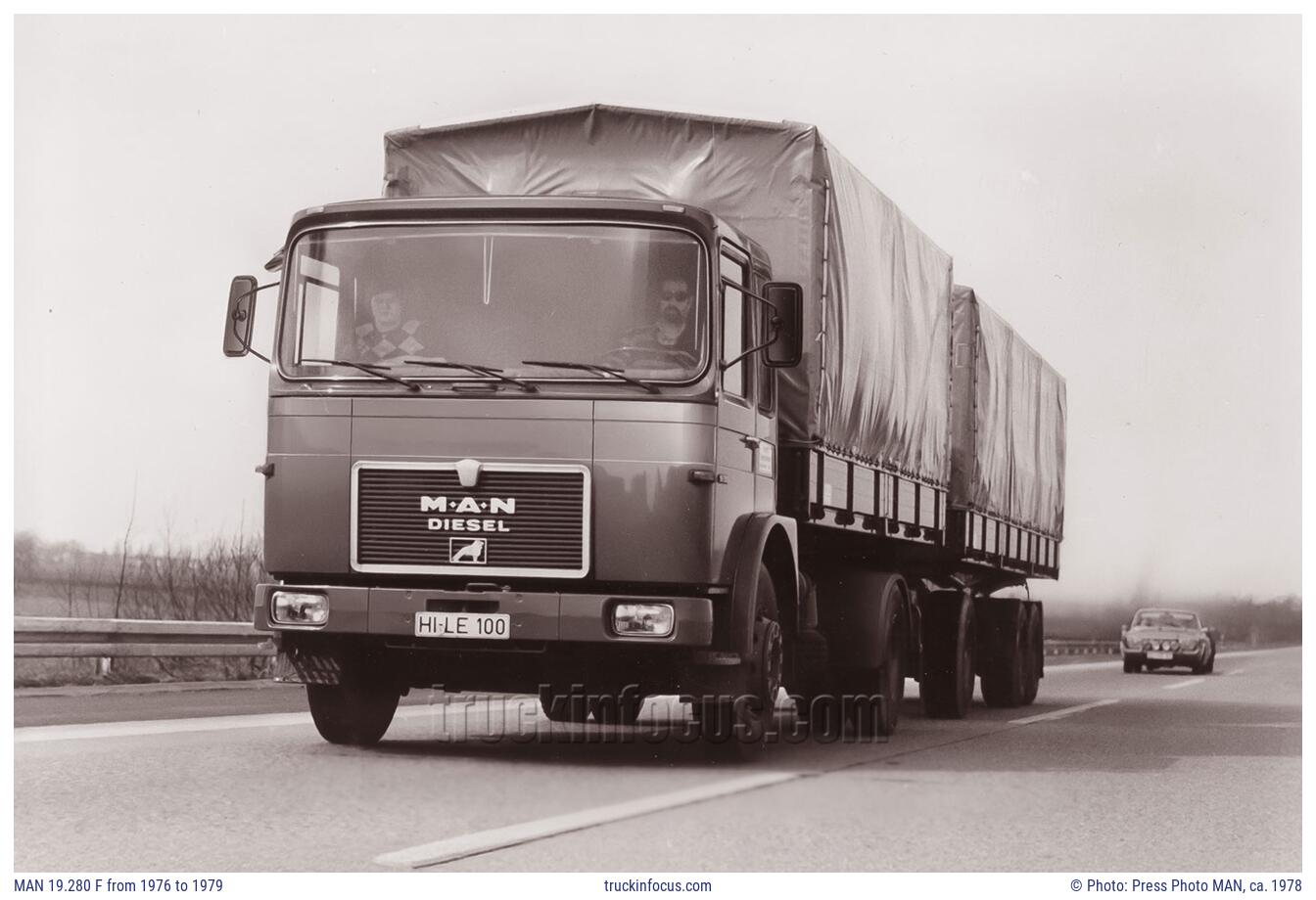 MAN 19.280 F from 1976 to 1979 Photo ca. 1978