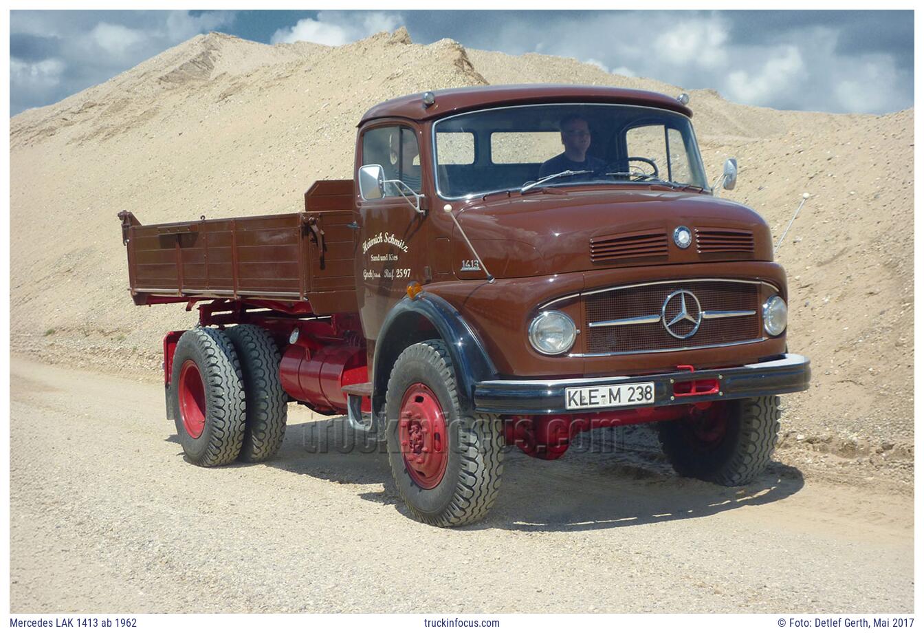 Mercedes LAK 1413 ab 1962 Foto Mai 2017