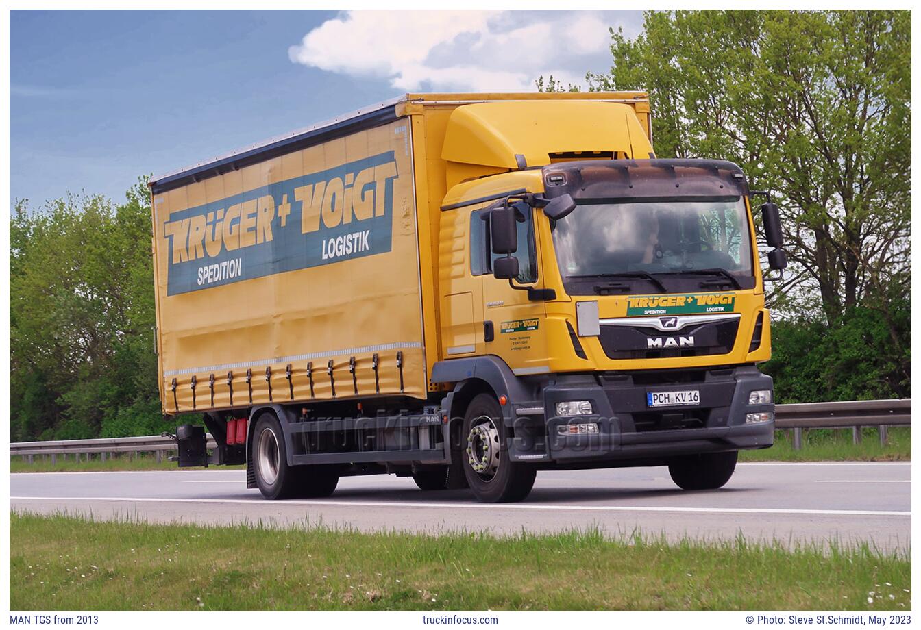 MAN TGS from 2013 Photo May 2023