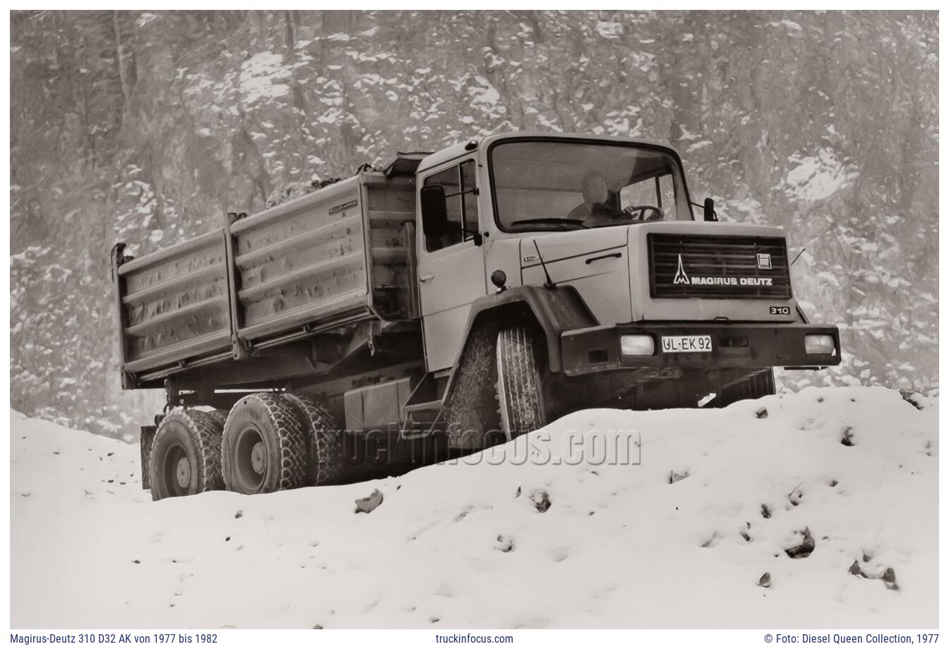 Magirus-Deutz 310 D32 AK von 1977 bis 1982 Foto 1977