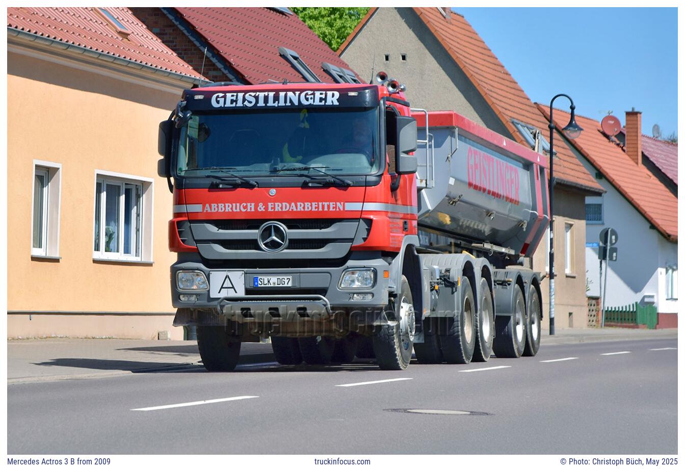 Mercedes Actros 3 B from 2009 Photo May 2025
