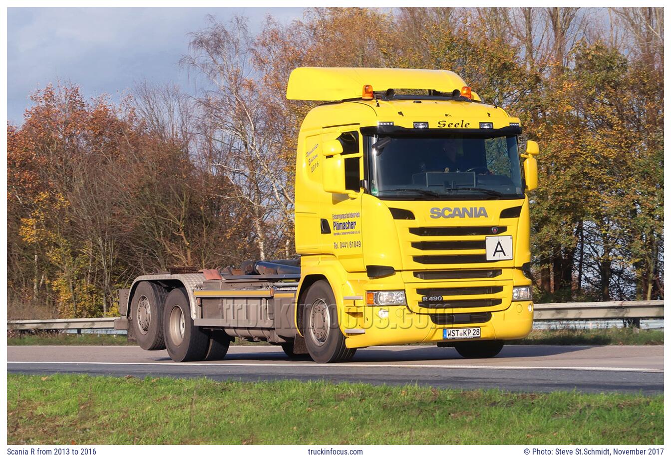 Scania R from 2013 to 2016 Photo November 2017