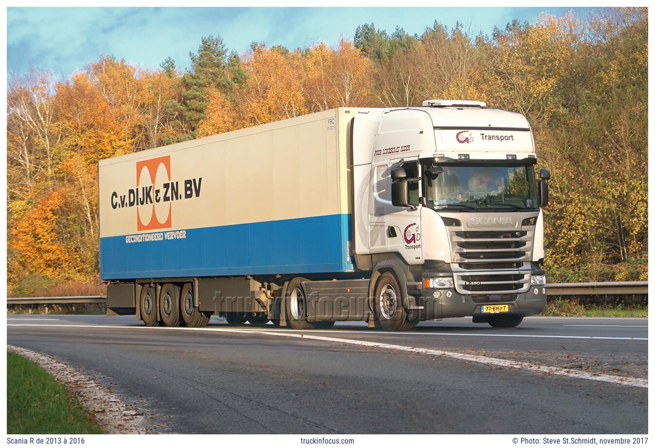 Scania R de 2013 à 2016 Photo novembre 2017