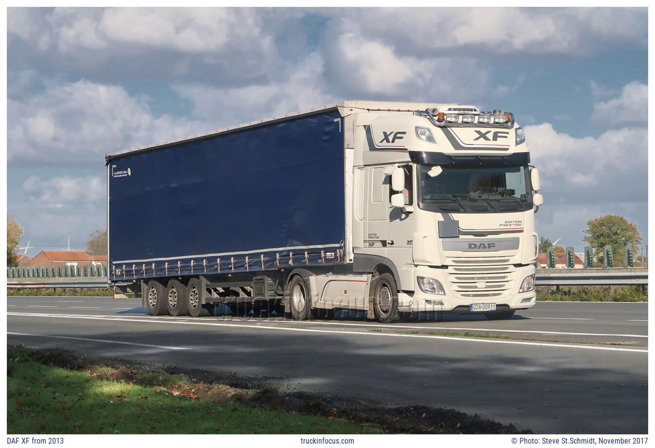 DAF XF from 2013 Photo November 2017