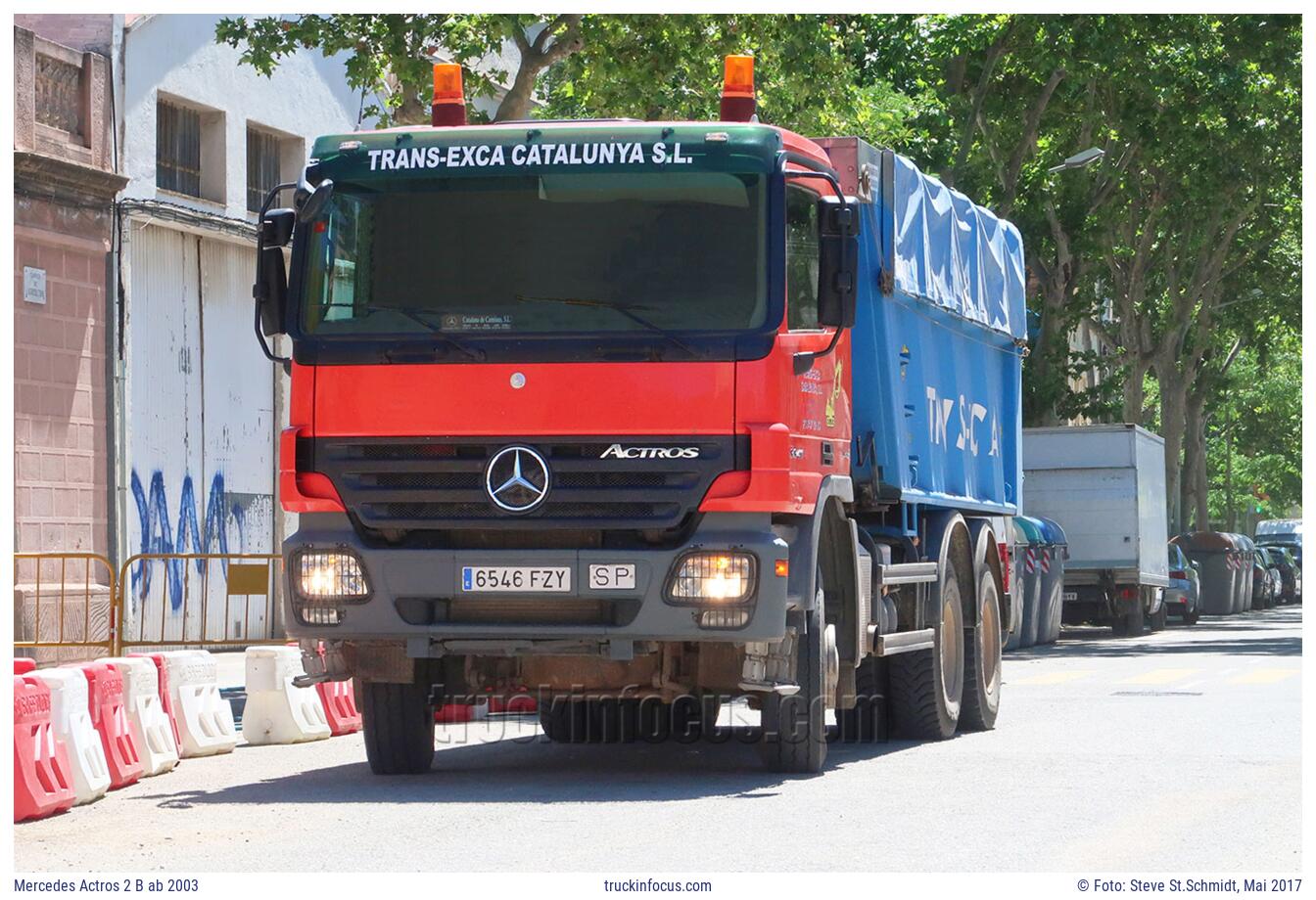Mercedes Actros 2 B ab 2003 Foto Mai 2017
