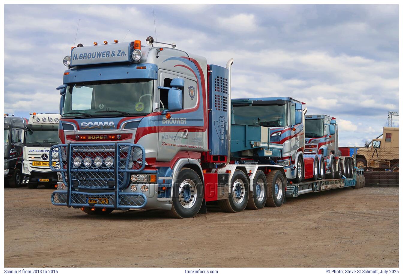 Scania R from 2013 to 2016 Photo July 2026