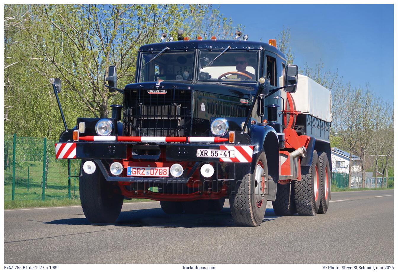 KrAZ 255 B1 de 1977 à 1989 Photo mai 2026