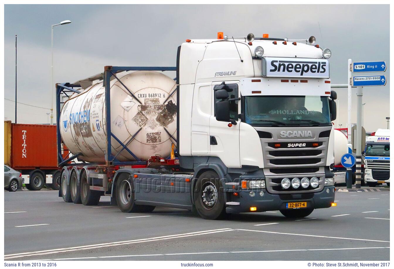 Scania R from 2013 to 2016 Photo November 2017