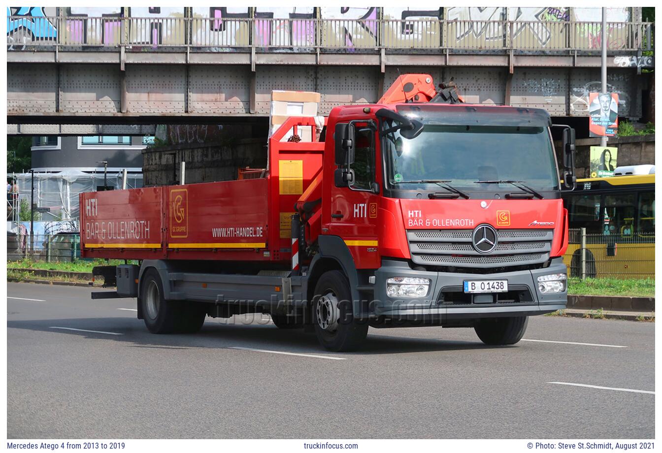 Mercedes Atego 4 from 2013 to 2019 Photo August 2021