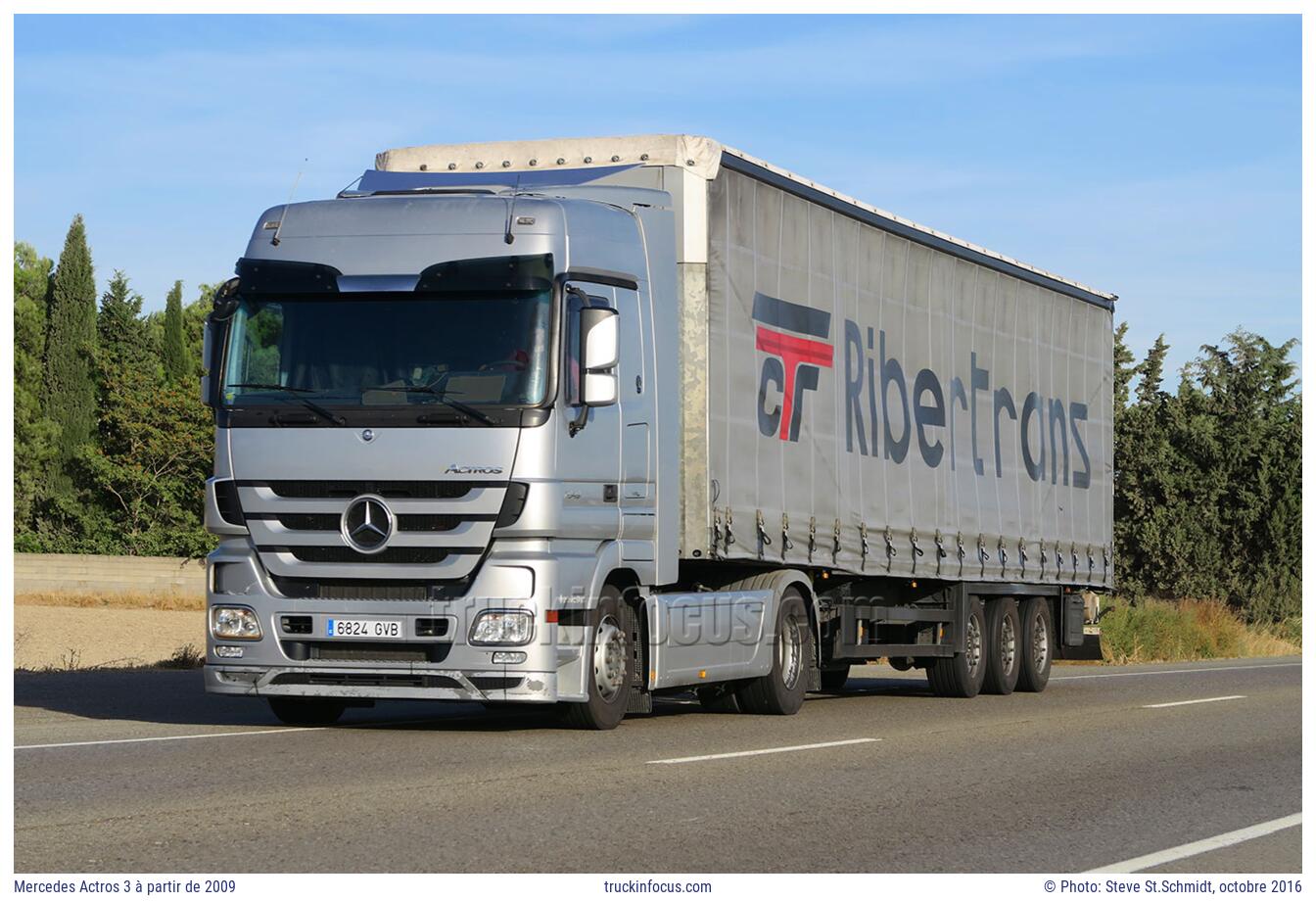 Mercedes Actros 3 à partir de 2009 Photo octobre 2016