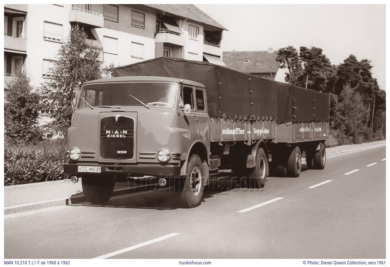 MAN 10.210 T.L1 F de 1960 à 1962 Photo vers 1961