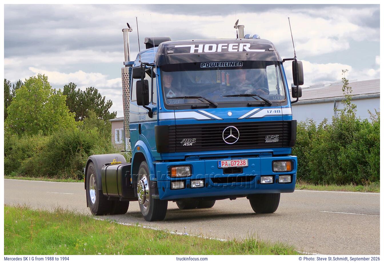 Mercedes SK I G from 1988 to 1994 Photo September 2026