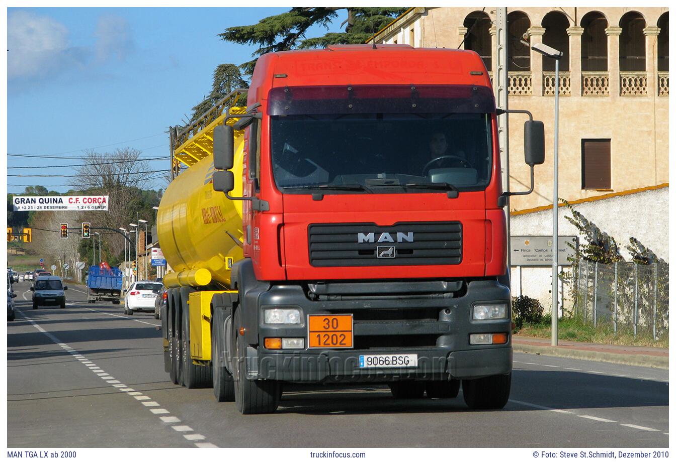 MAN TGA LX ab 2000 Foto Dezember 2010