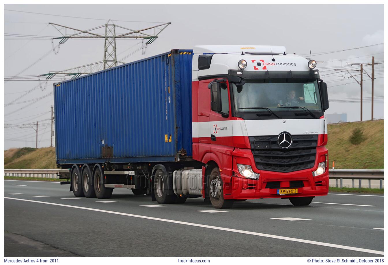 Mercedes Actros 4 from 2011 Photo October 2018