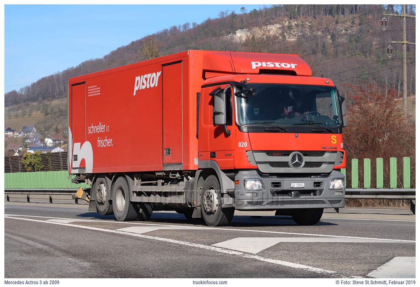 Mercedes Actros 3 ab 2009 Foto Februar 2019