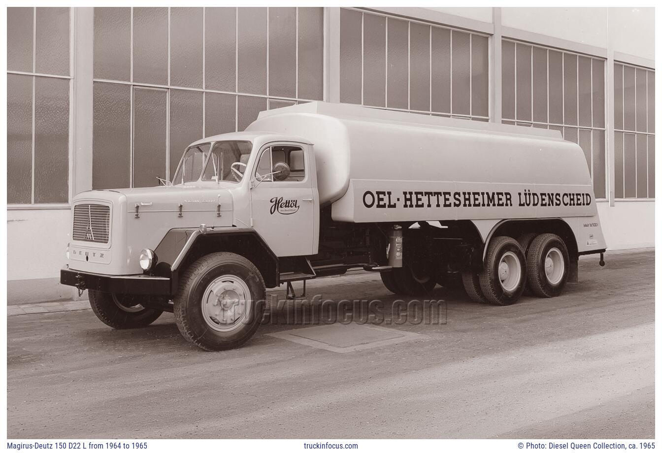 Magirus-Deutz 150 D22 L from 1964 to 1965 Photo ca. 1965