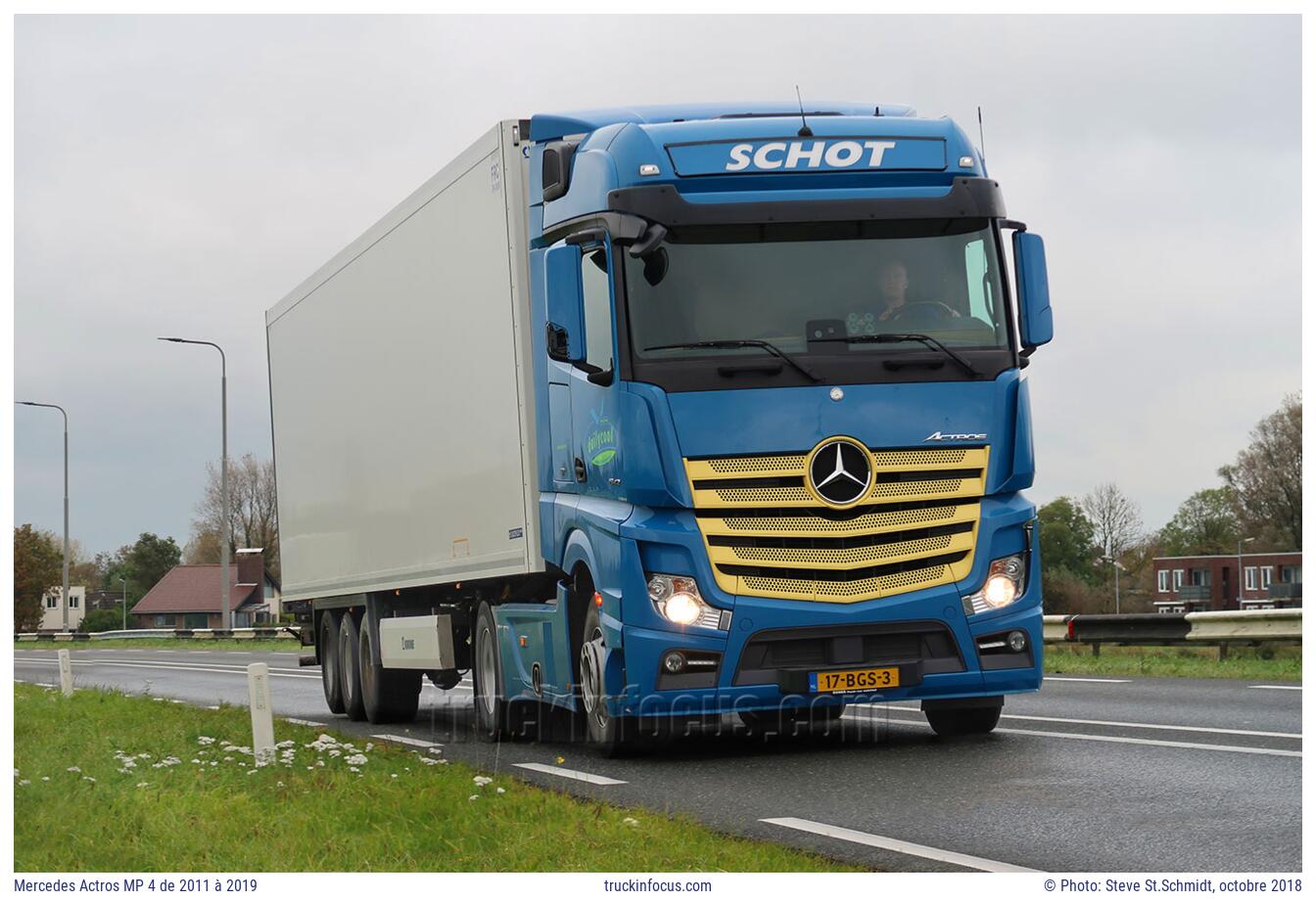 Mercedes Actros MP 4 de 2011 à 2019 Photo octobre 2018