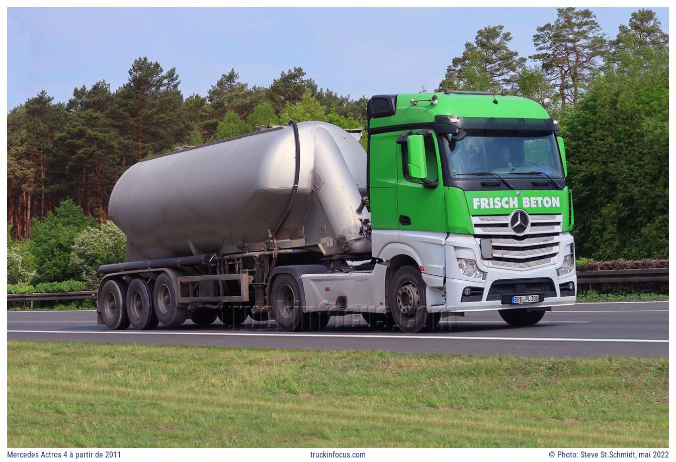 Mercedes Actros 4 à partir de 2011 Photo mai 2022