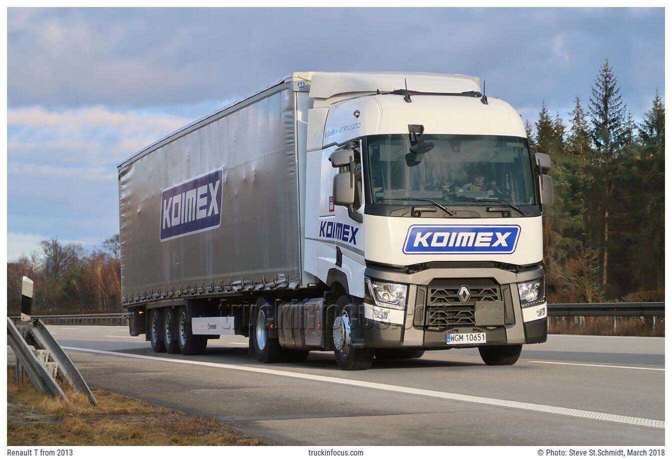 Renault T from 2013 Photo March 2018