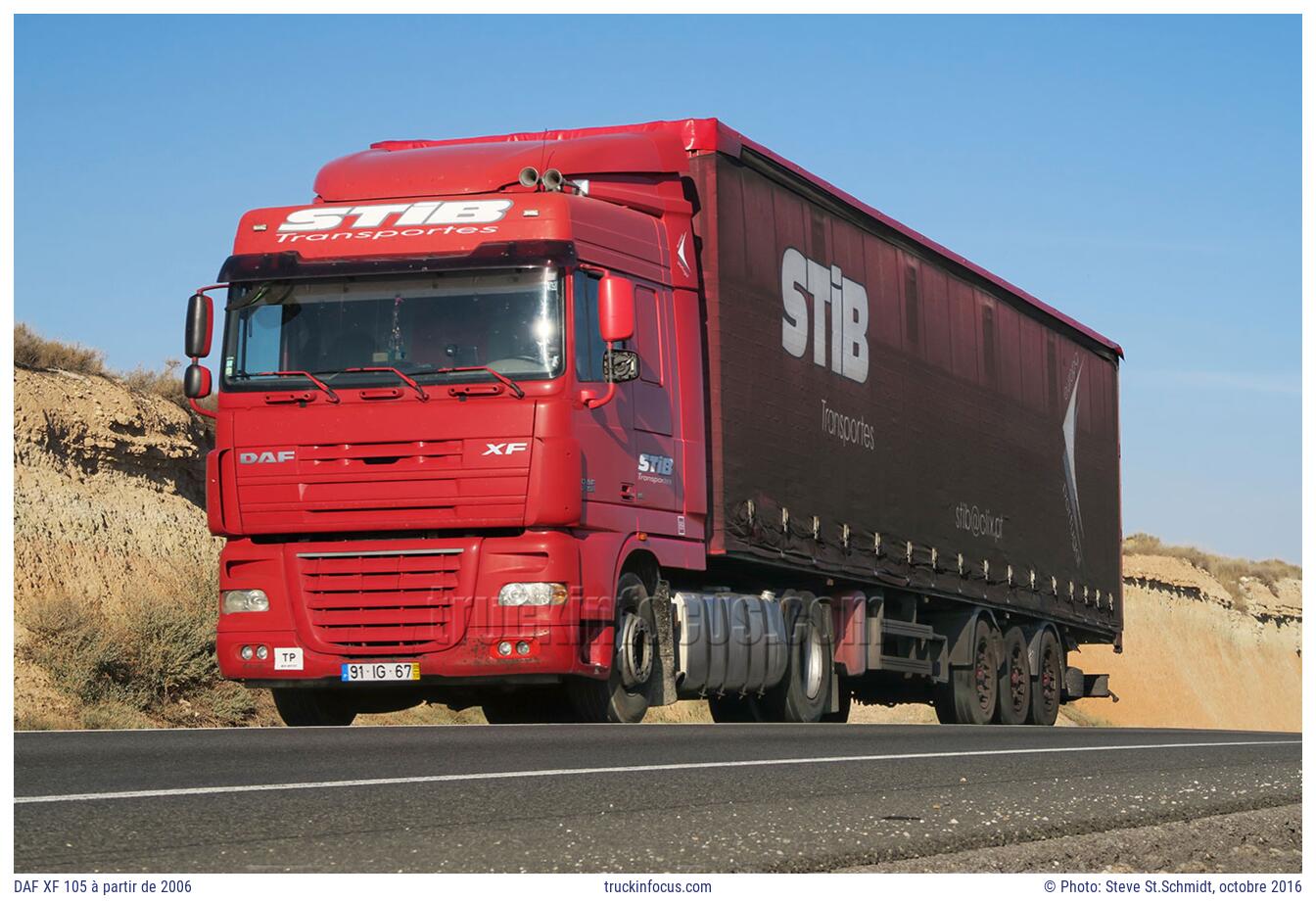 DAF XF 105 à partir de 2006 Photo octobre 2016