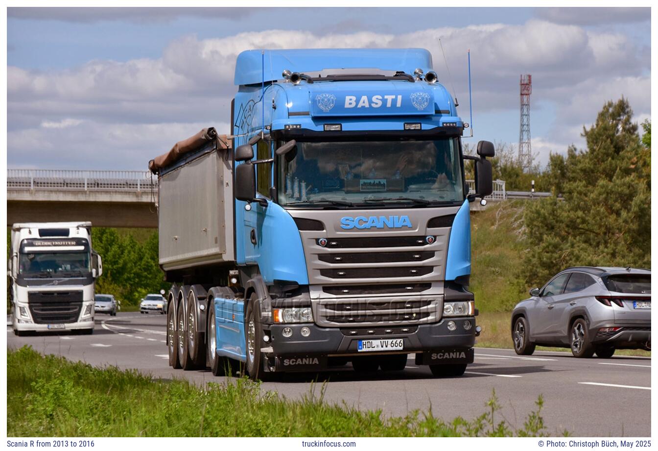 Scania R from 2013 to 2016 Photo May 2025