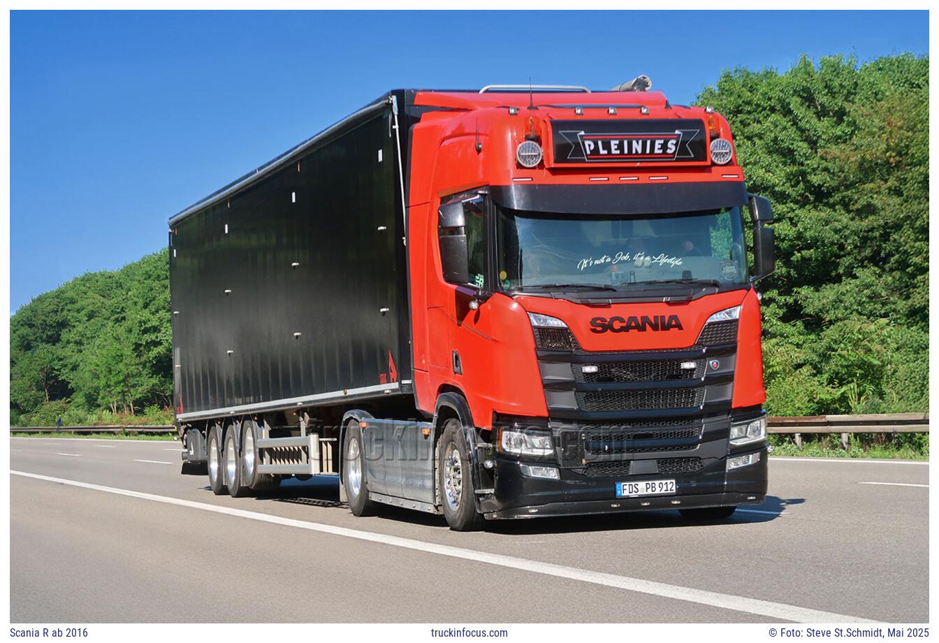 Scania R ab 2016 Foto Mai 2025